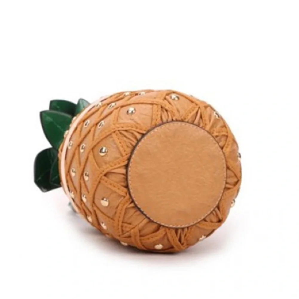 Unique 3D Pineapple High Quality Key West By The Pool Bag Clutch Crossbody - Picture 6 of 9